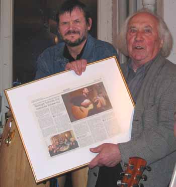 Gregor mit Werner Grunert
