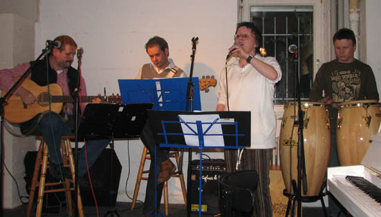 Stefanie Vornier mit Band