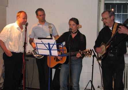 Andreas Sch&ouml;nfeld, Ralf Baumann, Frauke, John Dallas