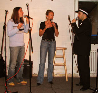 Lars, Frauke und Dr. Bernie Burn